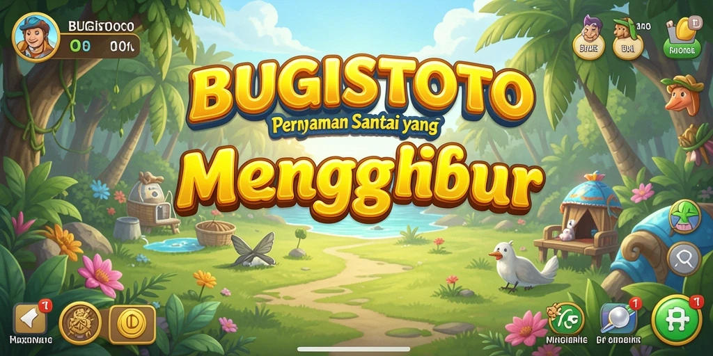 Tampilan gameplay <strong>BUGISTOTO</strong> yang ceria dan mengasyikkan.
