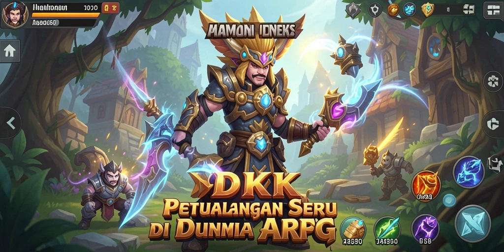 Gameplay seru dalam DKK dengan visual menakjubkan.