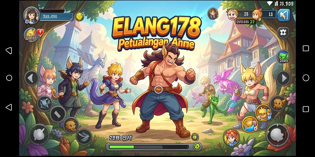 Tampilan menakjubkan dari gameplay ELANG178 yang penuh aksi.