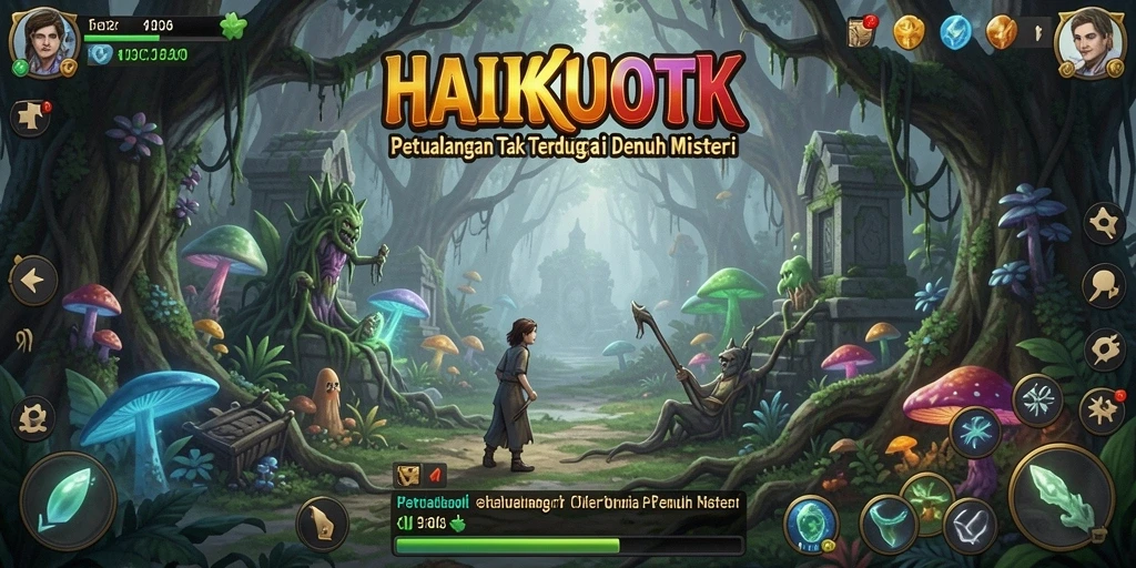Tampilan gameplay menarik di HAIKUOTK dengan aksi petualangan seru.