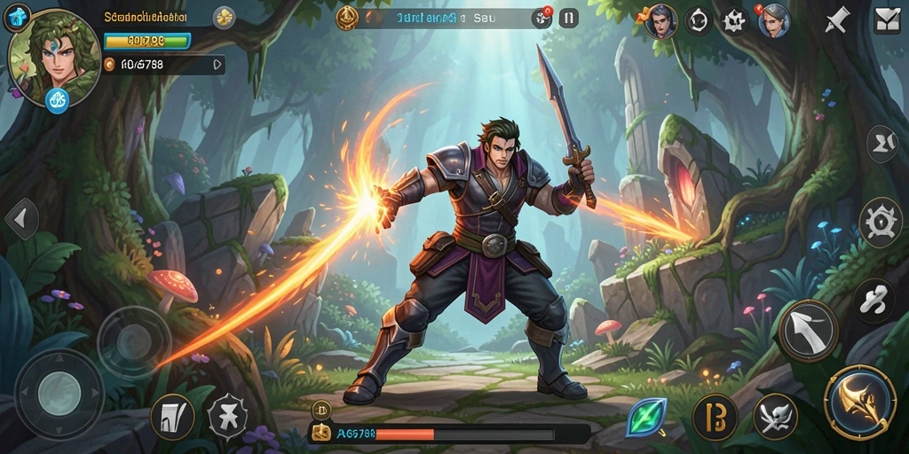 Tampilan gameplay aksi mendebarkan di ID6788 yang penuh tantangan.