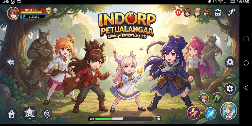 Tampilan gameplay <strong>INDORP</strong> yang memukau dan dinamis.