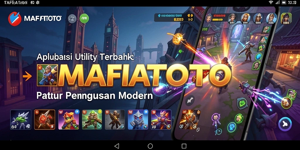 Tampilan antarmuka MAFIATOTO yang modern dan menarik.