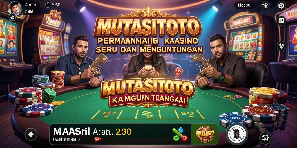 Tampilan gameplay menarik dari MUTASITOTO dengan pengalaman Kasino yang mendebarkan.