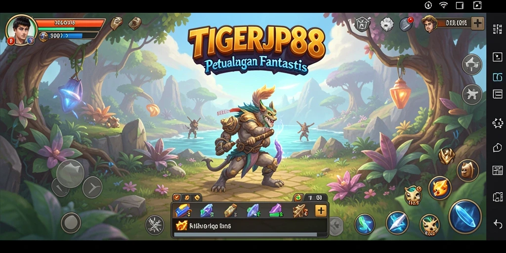 Tampilan gameplay RPG yang menarik dan mendebarkan.