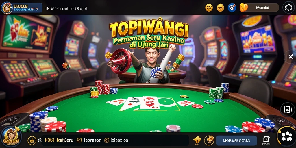 Screenshoot menampilkan gameplay mendebarkan di TOPIWANGI.